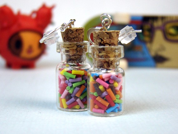 candy jar earrings