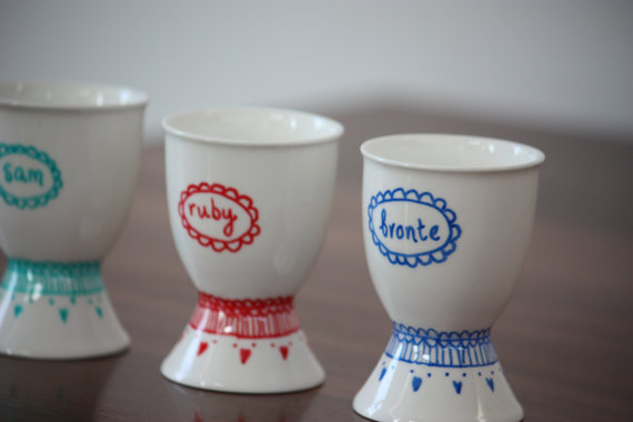 personalized egg cups