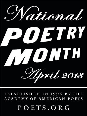 poetry month 2013 logo